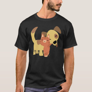 T-shirt de bande dessinée de Kitty et de