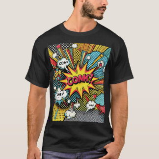 T-shirt de bande dessinée Pop Art - Gras Retro Des
