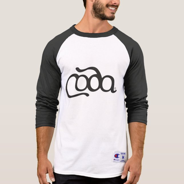 T-shirt de base-ball de CODA (Devant)