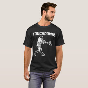 T-shirt de base-ball de touchdown