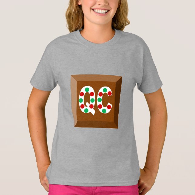 T-shirt de base CHOCOLAT QUÉBEC (Devant)