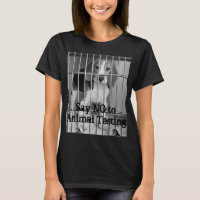 T-shirt de base d'anti d'expérimentation animale