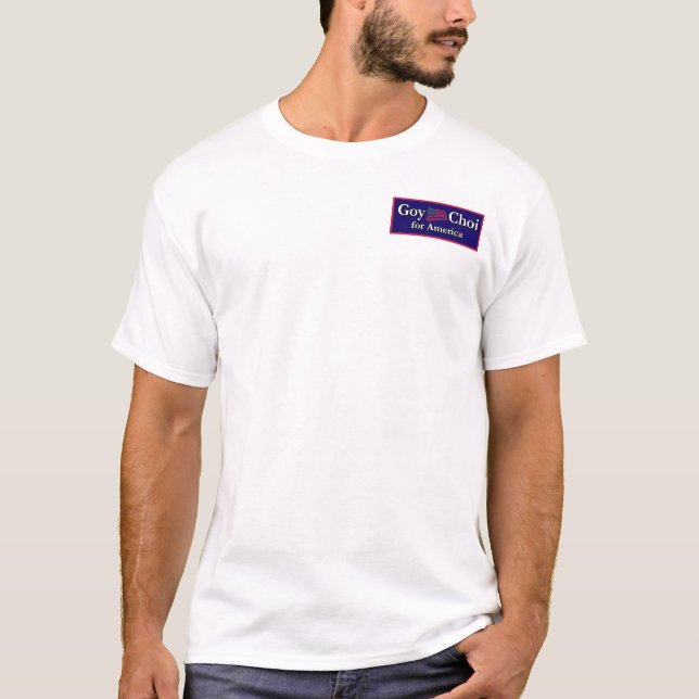 T-shirt de base de bannière (Devant)