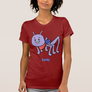 T-shirt de base de dames semblables au liège