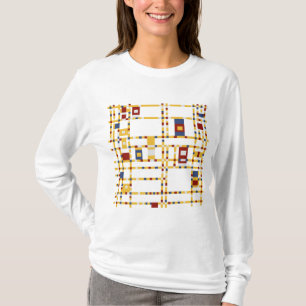 T-shirt de base de la douille des femmes long