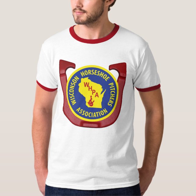 T-shirt de base de la sonnerie des hommes (Devant)