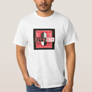 T-shirt de base de logo de KPFK
