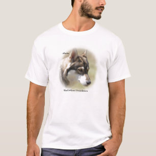 T-shirt de base de loup