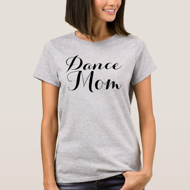 T-shirt de base de maman de danse (Devant)