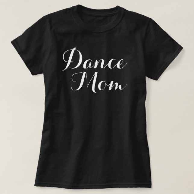 T-shirt de base de maman de danse (Design devant)