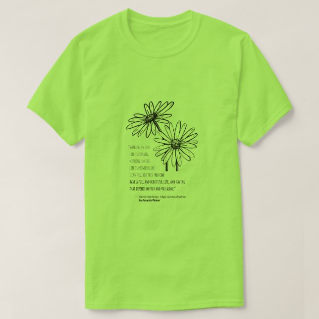 T-shirt de base de marguerite de Hamish MacGregor (Design devant)