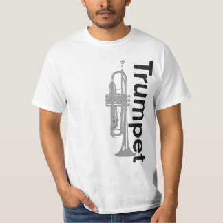 T-shirt de base de trompette