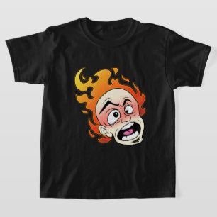 T-shirt de base des enfants de tête de feu Scovill