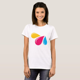 T-shirt de base féminin coloré