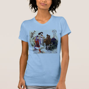 T-shirt de base féminin Dragon Fountain