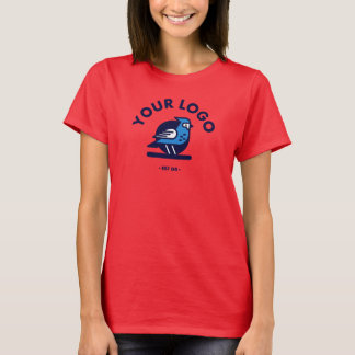 T-shirt de base féminin - Rouge profond