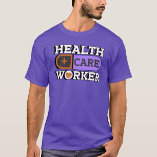 T-shirt de base foncé Style Confortable, décontrac