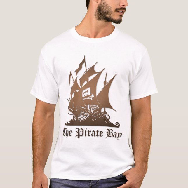 T-shirt De base la chemise de baie de pirate (Devant)