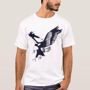T-shirt de base masculin de chasse à l'aigle