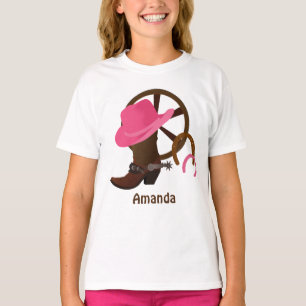T-shirt de base personnalisé Cowgirl