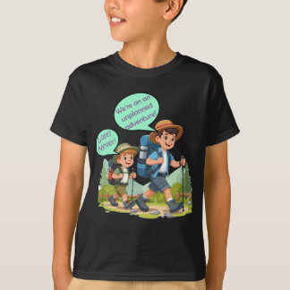 T-shirt de base pour enfants d'aventure
