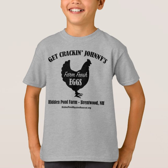 T-shirt de base pour enfants de Johnny (Devant)