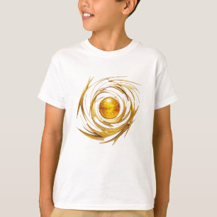 T-shirt de base pour enfants Golden Sun Art