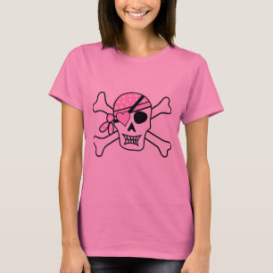 T-shirt de base pour femmes/crâne pirate