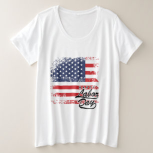 T-shirt de base pour femmes de la Fête du Travail,