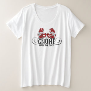 T-shirt de base pour femmes de taille plus grande