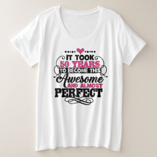 T-shirt de base pour femmes de taille plus grande
