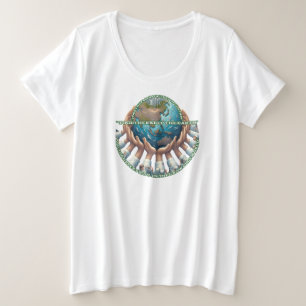 T-shirt de base pour femmes de taille plus grande