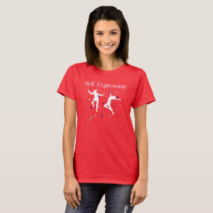 T-shirt de base pour femmes d'expression libre