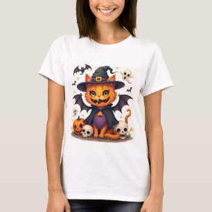 T-Shirt de base pour femmes en sorcière d'Hallowee