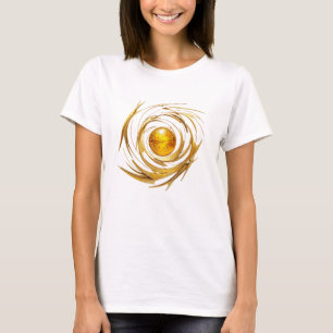 T-shirt de base pour femmes Golden Sun Art