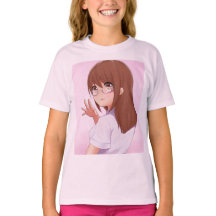 T-shirt de base pour filles élégantes