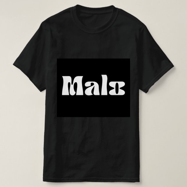 T-shirt de base pour hommes (Design devant)