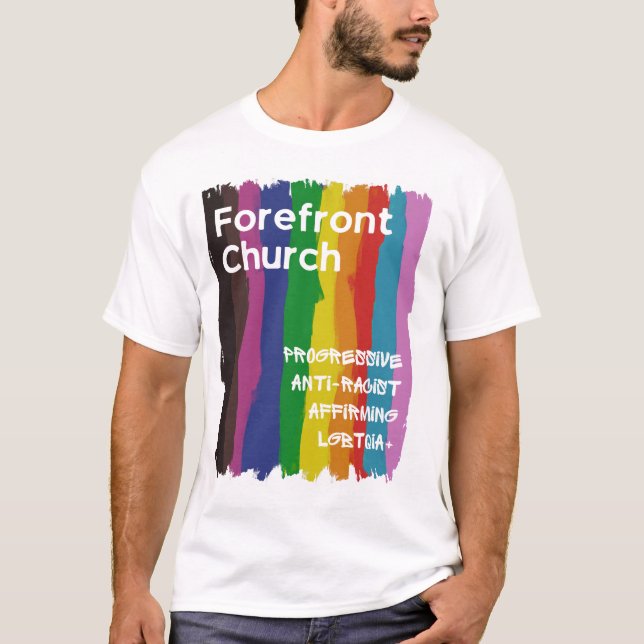 T-shirt de base pour hommes de Forefront (Devant)