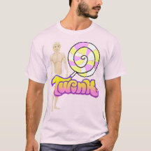 T-Shirt de base pour hommes de Lollipop Twink Prid