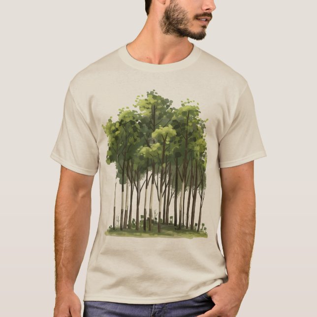 T-shirt de base pour hommes Whispering Grove (Devant)