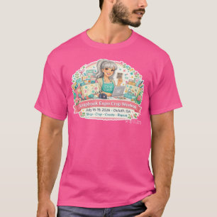 T-shirt de base Scrapbook Expo 2026 Unisexe Noir