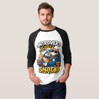 T-shirt de baseball à manches raglan pour hommes,