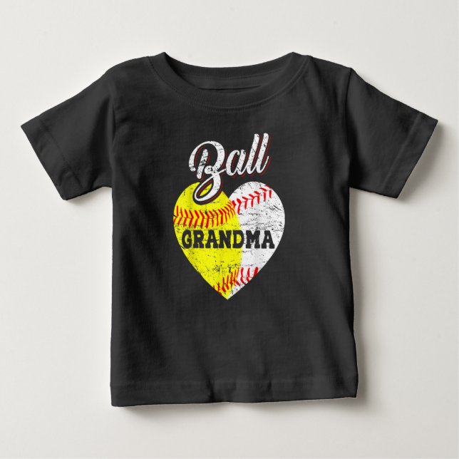 T-shirt de baseball de grand-mère (Devant)
