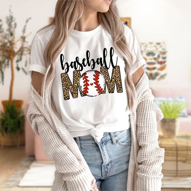 T-shirt de baseball, maman de baseball (Créateur téléchargé)