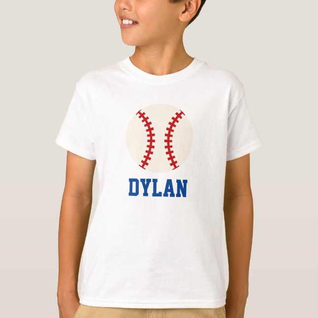 T-shirt de baseball personnalisé (Devant)