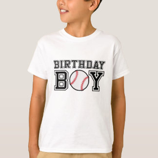 T-shirt de baseball pour le garçon d'anniversaire