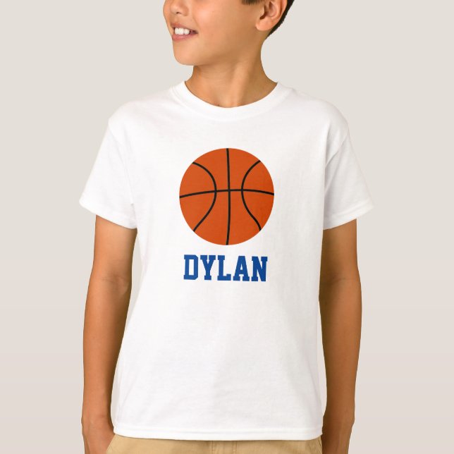 T-shirt de basket-ball personnalisé (Devant)