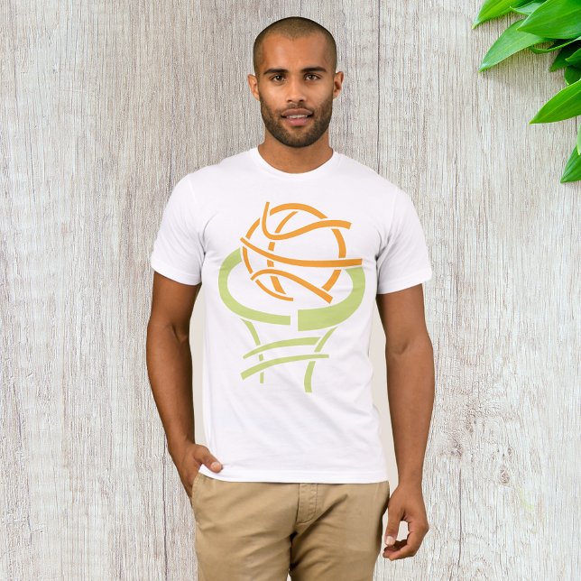 T-Shirt De Basket Et Net Mens (Créateur téléchargé)