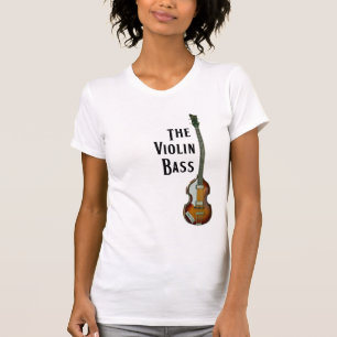 T-shirt de basse de violon