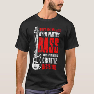 T-Shirt De Basse Guitare Pour Guitar_fullprint